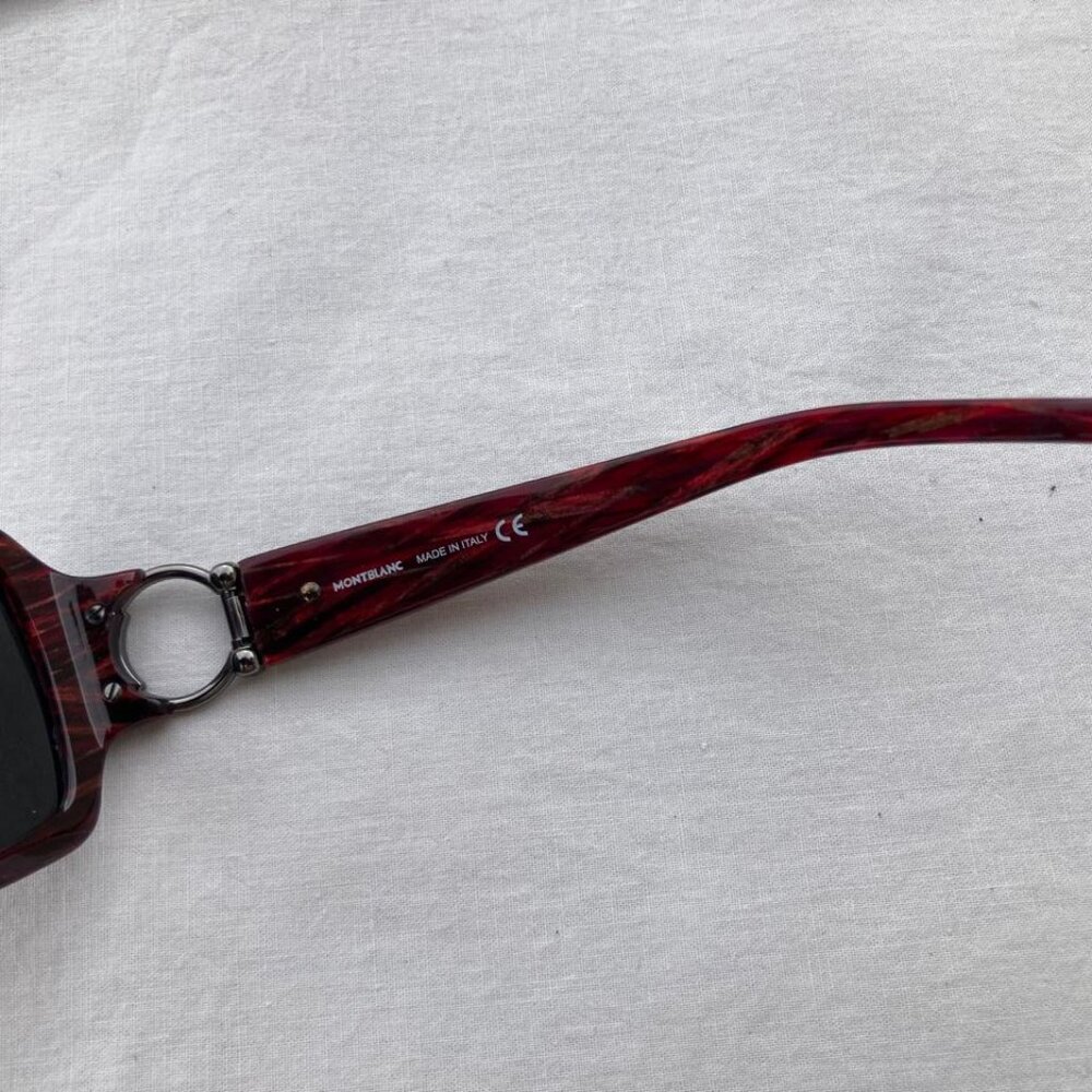 MONT BLANC Women Sunglasses Bordeaux Jaquard  MB 171S Frame Size 59 []16 120 - Picture 12 of 15